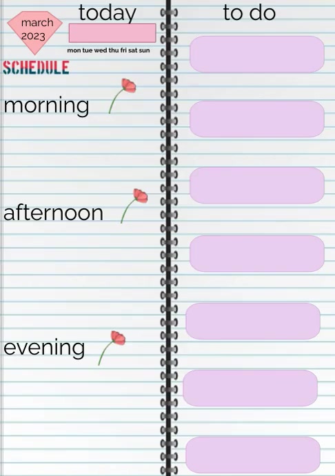 planner Template | PosterMyWall Planner Template | PosterMyWall