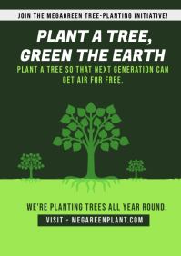 plant a tree campaign poster Template  PosterMyWall