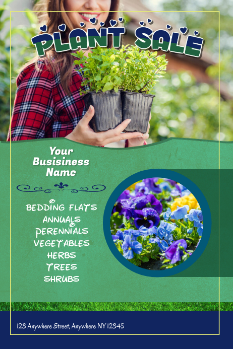 Image 4 for Plant Sale Flyer Template