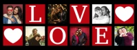 Plantilla del día de los enamorados, san Valentín template