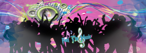 Hitam Music Party Facebook-coverfoto Template