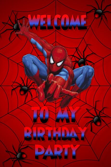 Plantilla para poster de cumpleaños Plakat template