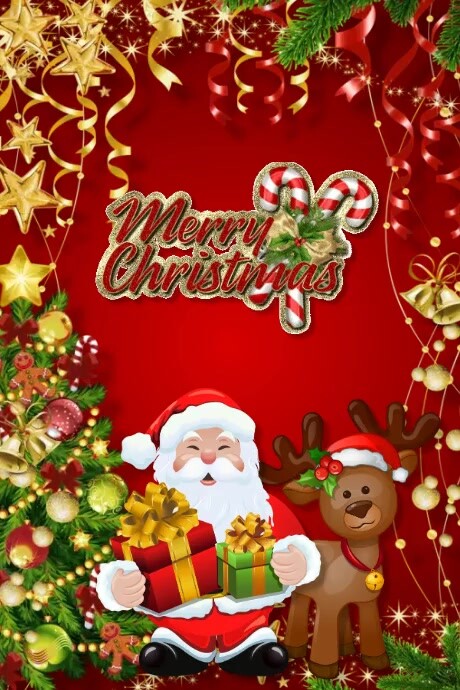 Plantilla para poster de navidad Template | PosterMyWall