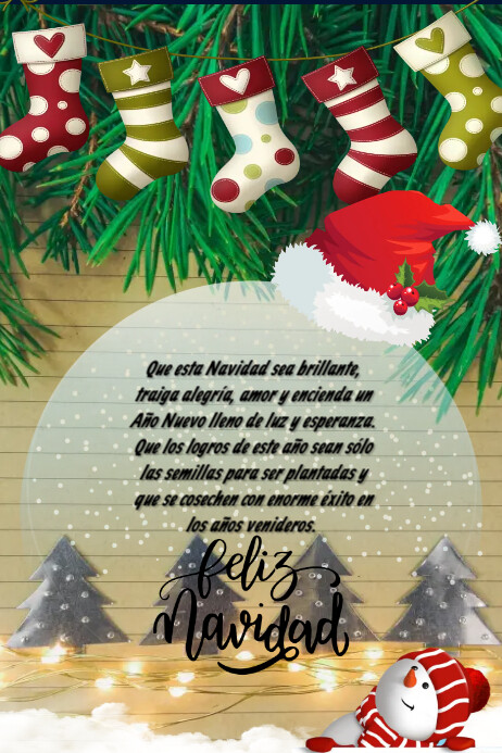 Plantilla de Plantilla para poster de navidad | PosterMyWall