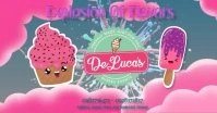 Plantilla para poster de postres de helado Facebook Shared Image template