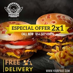 Delivery At Home Templat Postermywall