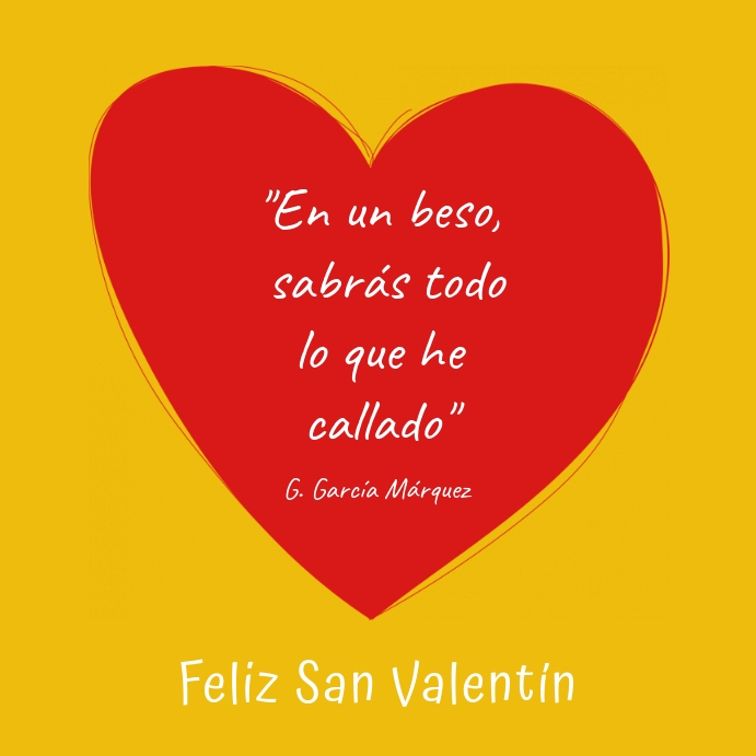 plantilla para tarjeta de san valentin โพสต์บน Instagram template