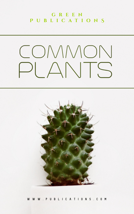 Copy of Plants Book Cover Design | PosterMyWall