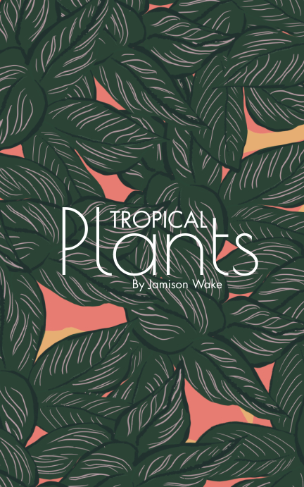 Plants Botany Hand Drawn Pattern Book Cover Template | PosterMyWall