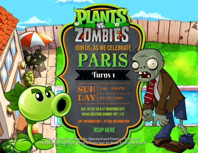 Pvz Note Templete Plants Vs Zombies Font