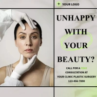 Plastic Sugery Flyer Publicação no Instagram template
