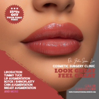 Cosmetic Surgery Clinic & Medical Spa Instagram Promo template