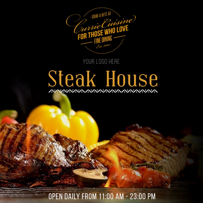 Copy Of Platilla Para Restaurante Postermywall