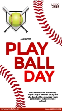 Play Ball Day Instagram Story template