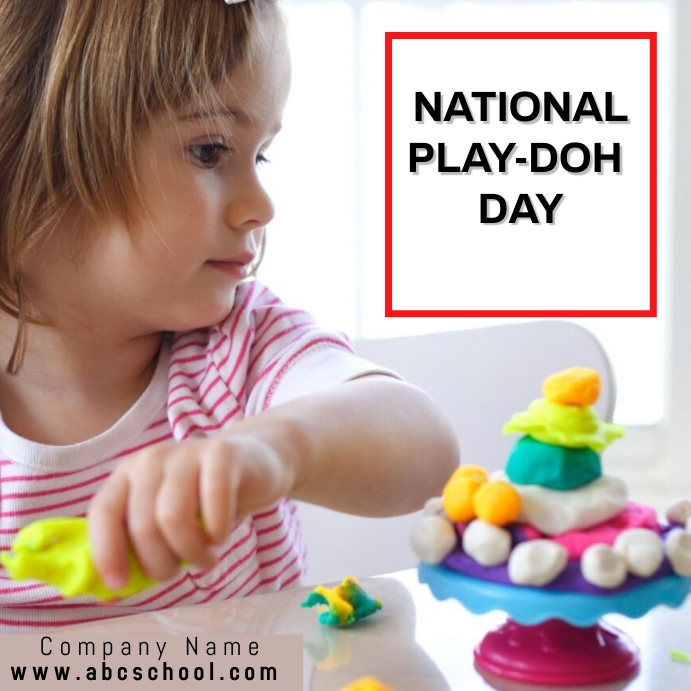 Hari Play-doh Templat | PosterMyWall