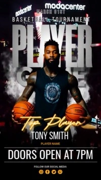 Player of The Game Ads Instagram Story template
