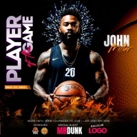 Player of the game Pos Instagram template