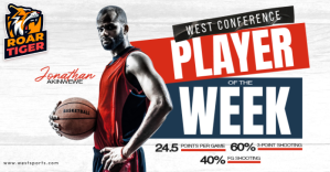 Player of the Week Изображение, которым поделились на Facebook template