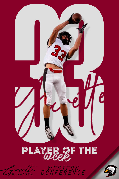 Player of the Week Template | PosterMyWall