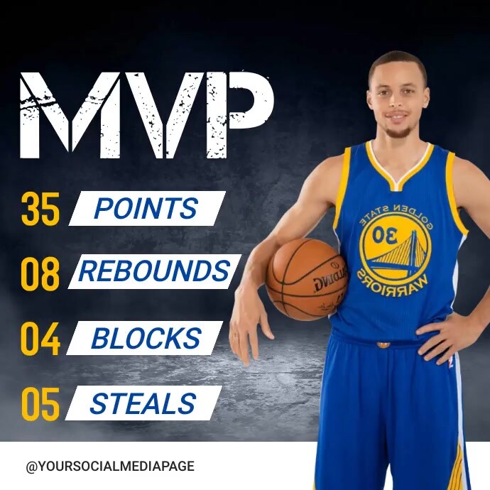 player of the week5 Instagram 帖子 template