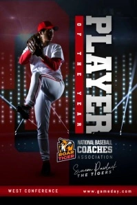 Player of the Year Ads Poster template