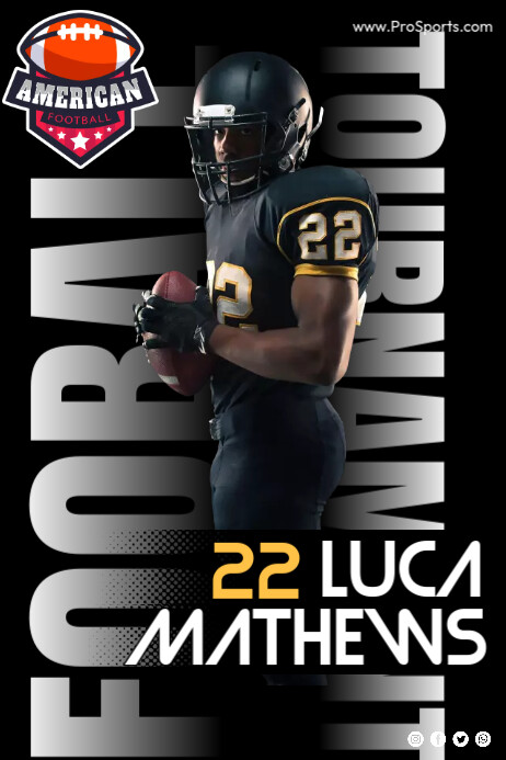 Player Poster Template | PosterMyWall