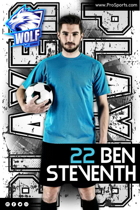 Player Profile Template | PosterMyWall