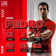 Player Profile Instagram Template
