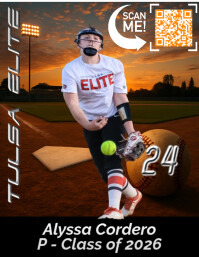 Player Profile Softball Flyer (US Letter) template