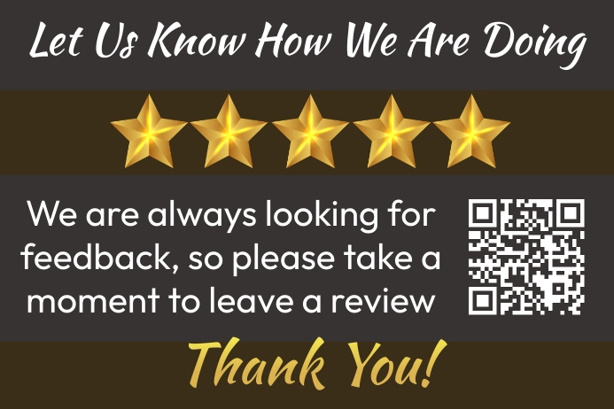 Please Leave a Review Template | PosterMyWall