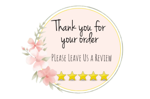 Please Leave a Review Template Label