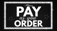 Please Pay As You Order Digital Display Affichage numérique (16:9) template