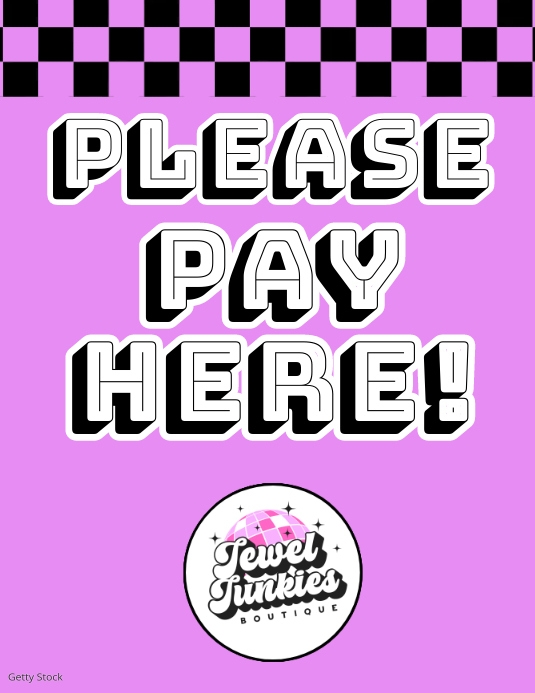 PLEASE PAY HERE | PosterMyWall