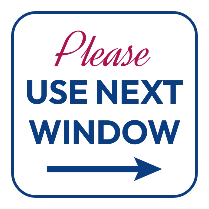 please use the other window sign Template | PosterMyWall