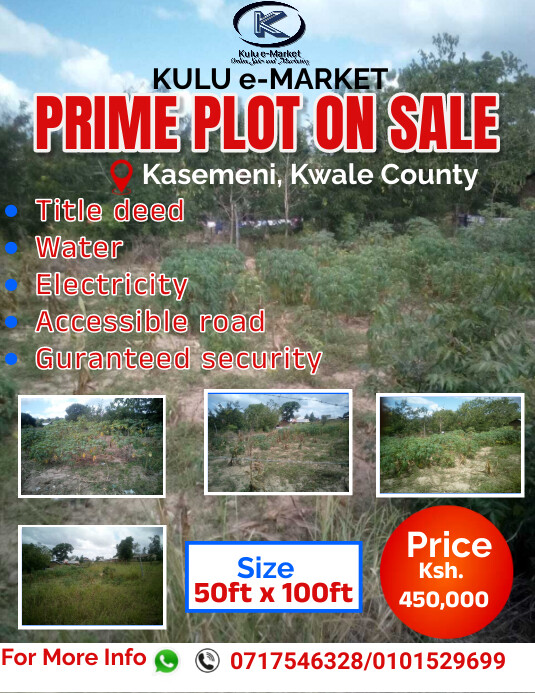 PLOT FOR SALE Template | PosterMyWall
