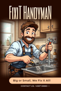 Plumber Affiche template