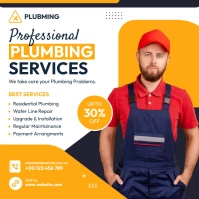 Plumber Flyer Square (1:1) template