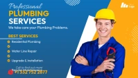 Plumber Services Blog Header template