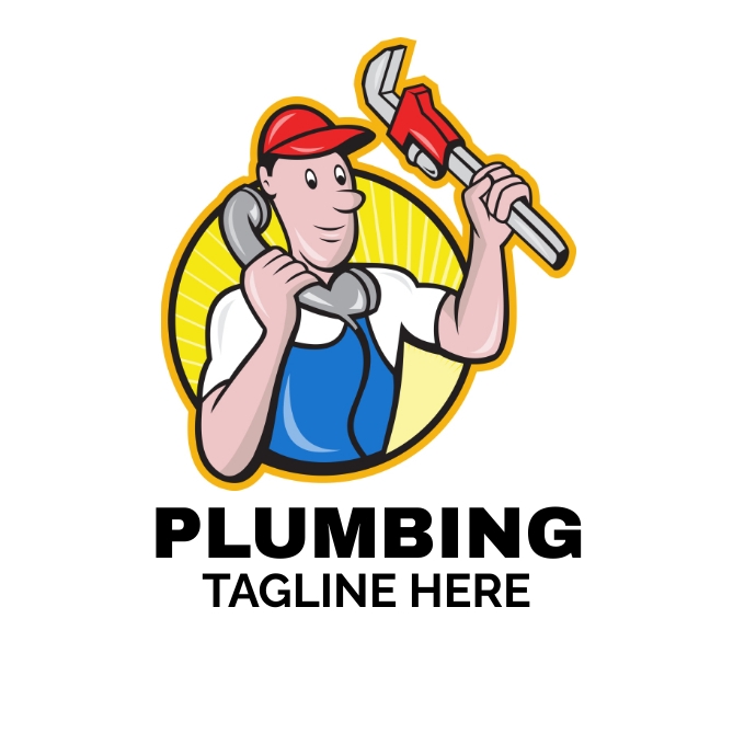 PLUMBING LOGO Template | PosterMyWall plumbing-logo-template-postermywall