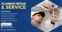 Plumbing Repair Services Offer Facebook Shared Image template