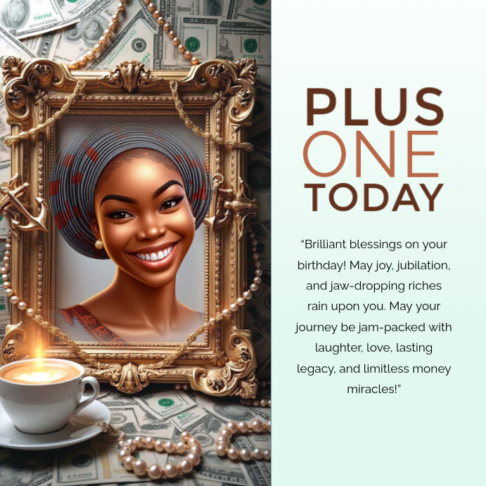 Plus one Template | PosterMyWall