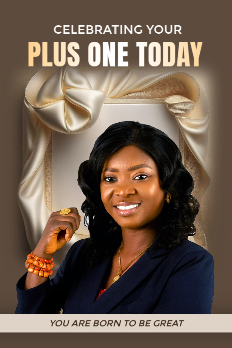 Plus one today Template | PosterMyWall
