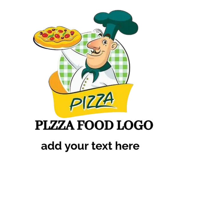 PLZZA FOOD LOGO template