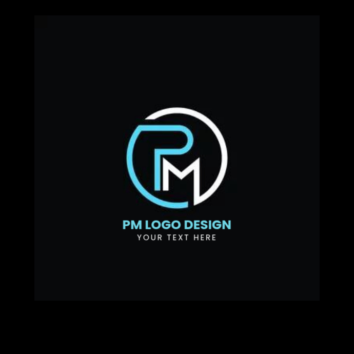 PM LOGO DESIGN Template | PosterMyWall