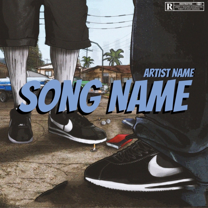 pochette d'album template