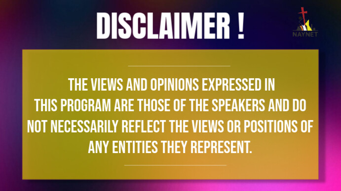 pod cast disclaimer Umbukiso Wedijithali (16:9) template