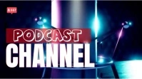 Pod cast intro template Tampilan Digital (16:9)