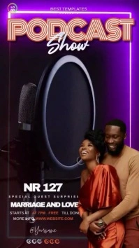 podcast ad instagram story design template
