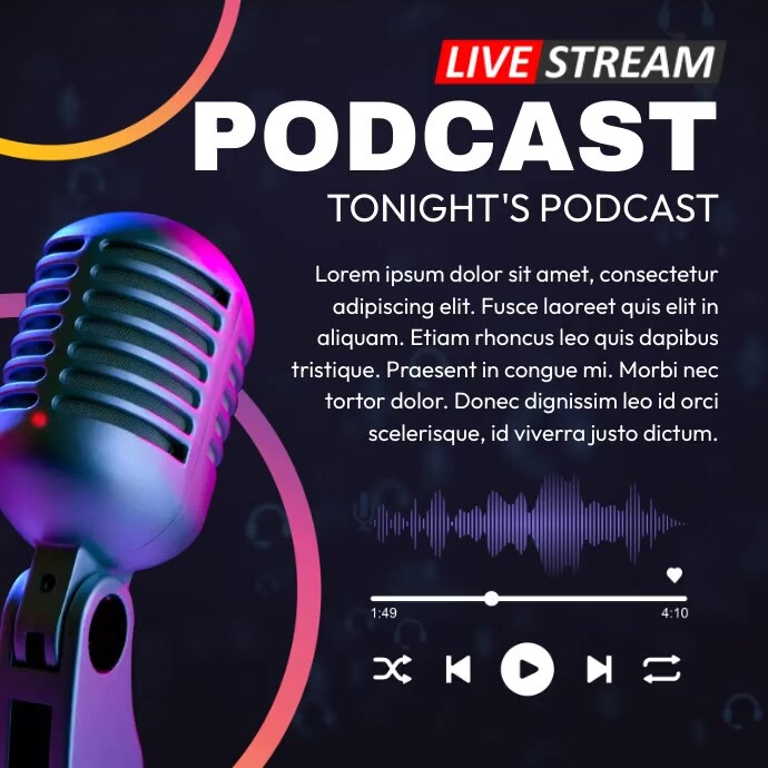 Podcast Ads Template | PosterMyWall