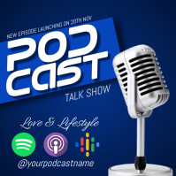 podcast cover Template | PosterMyWall